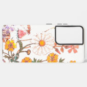 samsung銀河系s21ウルトラケースFLOWERデザイン Samsung Galaxyケース (左側面)
