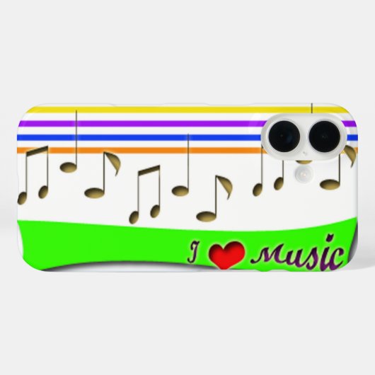 Samsung ミュージカルノートケース Case-Mate iPhoneケース (裏面 (横))
