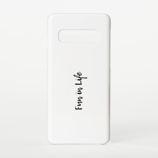 Samsung Galaxy S10 Hülle Fun in Life  Galaxyケース (裏面)