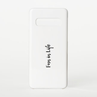 Samsung Galaxy S10 Hülle Fun in Life  Samsung Galaxy S10ケース