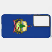 Samsung Galaxy S21ウルトラケースとバーモント国旗 Galaxyケース (左側面)