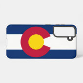 Samsung Galaxy S21コロラド州旗 Galaxyケース (裏面横)