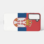 Samsung Galaxy S21セルビア州旗 Galaxyケース (裏面横)