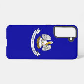 Samsung Galaxy S21米国ルイジアナ州旗 Galaxyケース (裏面横)