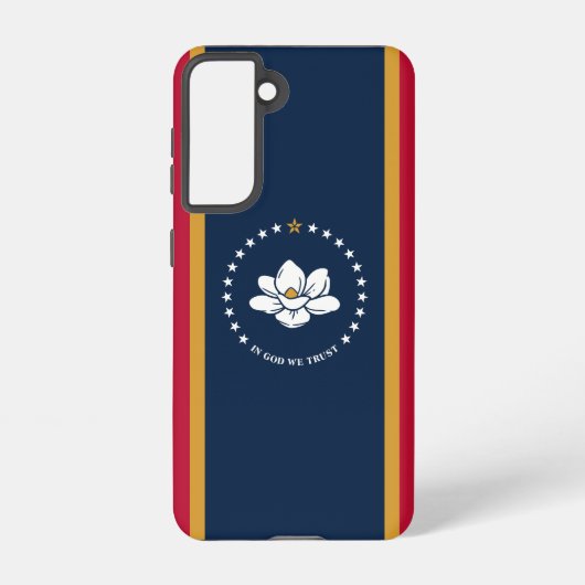 Samsung Galaxy S21 Case Flag of Mississippi Galaxyケース (裏面)