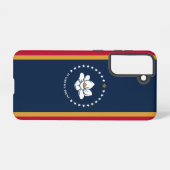 Samsung Galaxy S21 Case Flag of Mississippi Galaxyケース (裏面横)