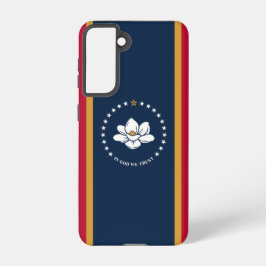 Samsung Galaxy S21 Case Flag of Mississippi Samsung Galaxy S21ケース