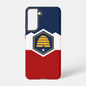 Samsung Galaxy S21 Case Flag of Utah, USA Galaxyケース (裏面)