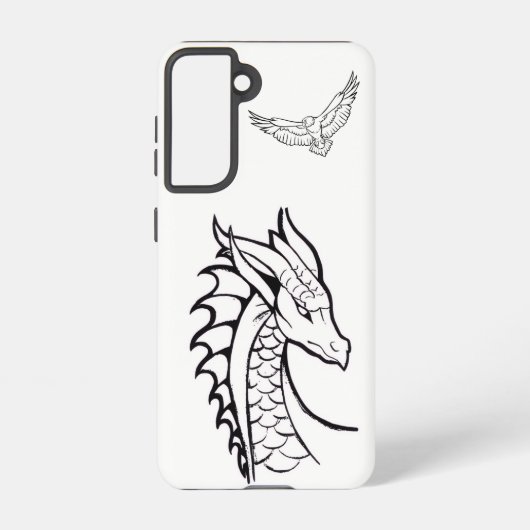 Samsung Galaxy S21 Dragon cases Galaxyケース (裏面)