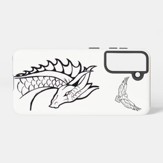 Samsung Galaxy S21 Dragon cases Galaxyケース (裏面横)