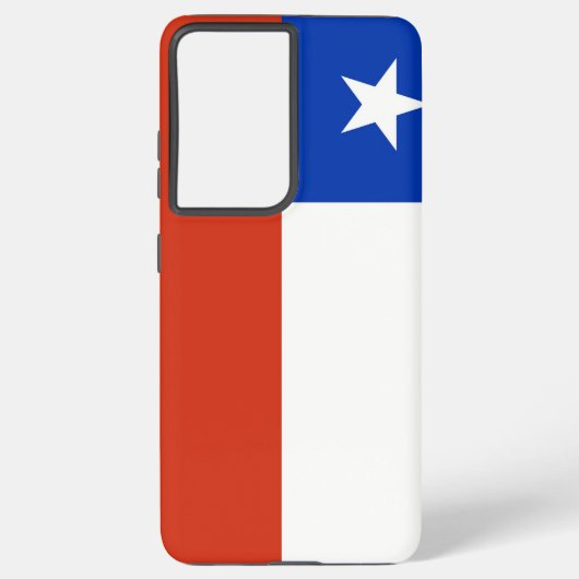 Samsung Galaxy S21 Plus Caseチリ国旗 Galaxyケース (裏面)