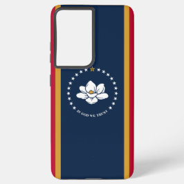 Samsung Galaxy S21 Plus Case flag of Mississippi Samsung Galaxy S21+ケース