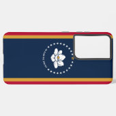 Samsung Galaxy S21 Plus Case flag of Mississippi Samsung Galaxyケース (裏面横)