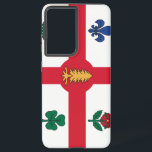 Samsung Galaxy S21 Plus Case flag of Montreal Samsung Galaxy S21 ケース<br><div class="desc">Celebrate the vibrant multicultural spirit of Montreal with this Samsung Galaxy S21 Plus case featuring the official flag of the city. Designed to combine heritage and elegance, this case protects your device while showcasing the distinctive symbols that represent Montreal’s rich history and identity. The flag of Montreal is composed of...</div>