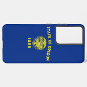 Samsung Galaxy S21 Plus Case Flag of Oregon Galaxyケース (裏面横)