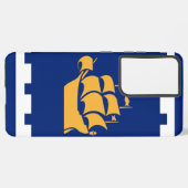 Samsung Galaxy S21 Plus Case flag of Quebec City Galaxyケース (裏面横)
