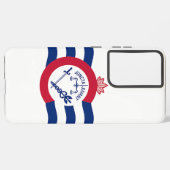 Samsung Galaxy S21 Plus Cincinnatiのケースフラグ Galaxyケース (裏面横)