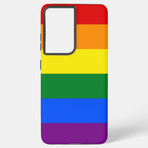 Samsung Galaxy S21 Plus LGBTのケースフラグ S21+ケース