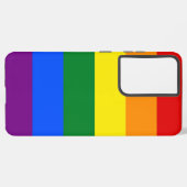 Samsung Galaxy S21 Plus LGBTのケースフラグ Galaxyケース (裏面横)
