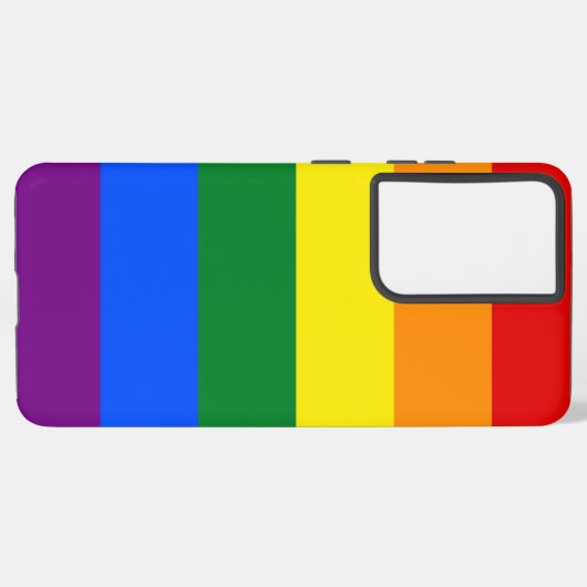 Samsung Galaxy S21 Plus LGBTのケースフラグ Samsung Galaxyケース (裏面横)