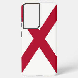 Samsung Galaxy S21 Ultra Case Flag of Alabama，米国 Ultraケース