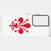 Samsung Galaxy S21 Ultra Case with Florence flag Galaxyケース (左側面)