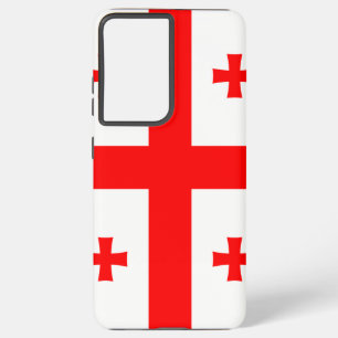Samsung Galaxy S21 Ultra Case with Georgia flag Ultraケース