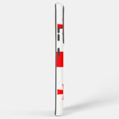 Samsung Galaxy S21 Ultra Case with Georgia flag Galaxyケース (右側面)