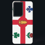 Samsung Galaxy S21 Ultra Case with Montreal flag Samsung Galaxy S21 Ultraケース<br><div class="desc">Celebrate the rich multicultural heritage of one of Canada's most vibrant cities with this Samsung Galaxy S21 Ultra case featuring the official flag of Montreal. A striking and meaningful design, this case adds both protection and patriotic flair to your device. The flag of Montreal showcases a bold red cross on...</div>