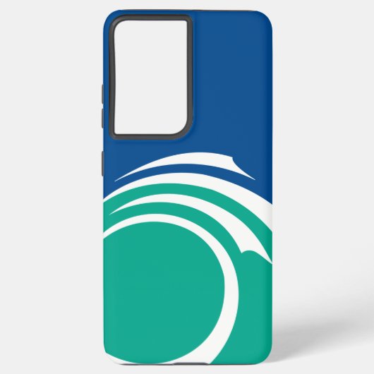 Samsung Galaxy S21 Ultra Case with Ottawa flag Samsung Galaxyケース (裏面)