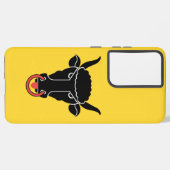 Samsung Galaxy S21 Ultra Case with Uri flag Samsung Galaxyケース (左側面)