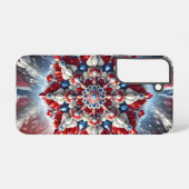 Samsung Galaxy S22のケース(ノルウェー色) Galaxyケース (裏面横)
