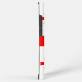 Samsung Galaxy S22ウルトラケースとジョージア州旗 Galaxyケース (右側面)