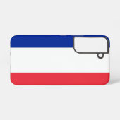 Samsung Galaxy S22ケース フランスの国旗 Galaxyケース (裏面横)
