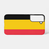 Samsung Galaxy S22ケース ベルギーの国旗 Galaxyケース (裏面横)