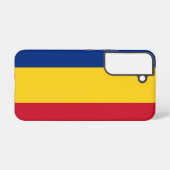 Samsung Galaxy S22ケース ルーマニアの国旗 Galaxyケース (裏面横)