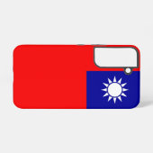 Samsung Galaxy S22ケース 台湾の国旗 Galaxyケース (裏面横)