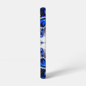 Samsung Galaxy S22ケース(青い白い色) Galaxyケース (左側面)