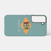 Samsung Galaxy S22デラウェア州旗 Samsung Galaxyケース (裏面横)