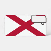 Samsung Galaxy S22米国内アラバマ州旗ケース Galaxyケース (裏面横)