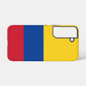 Samsung Galaxy S22 カバー コロンビアの国旗 (裏面横)