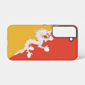 Samsung Galaxy S22 カバー ブータンの国旗 (裏面横)