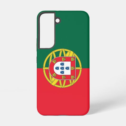 Samsung Galaxy S22 カバー ポルトガルの国旗 (裏面)