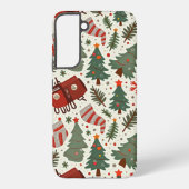 Samsung Galaxy S22+ クリスマス カバー (裏面)