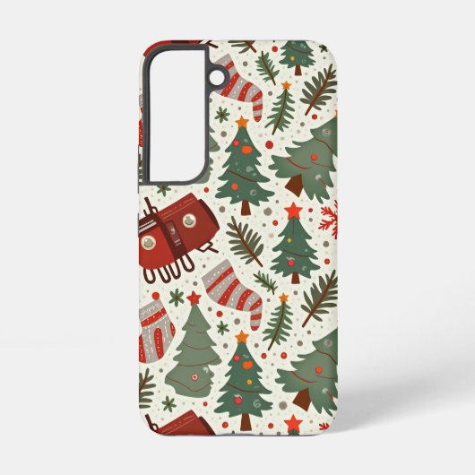 Samsung Galaxy S22 クリスマス ケース (裏面)