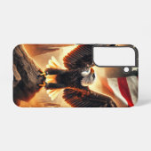 Samsung Galaxy S22 ケース アメリカワシ (裏面横)