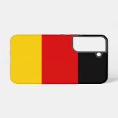 Samsung Galaxy S22 ケース ドイツの国旗 (裏面横)