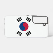 Samsung Galaxy S22 ケース 大韓民国国旗 (裏面横)