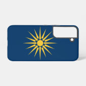 Samsung Galaxy S22 Case Flag of Macedonia Galaxyケース (裏面横)