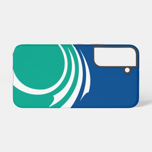 Samsung Galaxy S22 Case Flag of Ottawa Samsung Galaxyケース (裏面横)